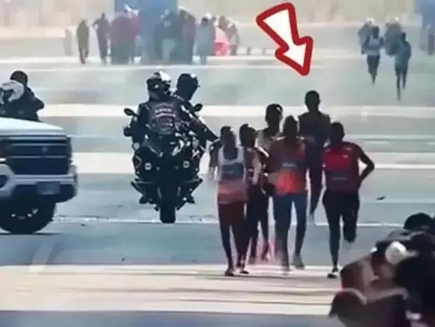 非洲选手冲刺终点，收获喜人成绩的简单介绍